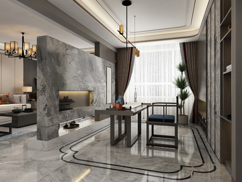 悅海天潤(rùn)府168平米新中式裝修風(fēng)格 悅海天潤(rùn)府168平米新中式裝修風(fēng)格