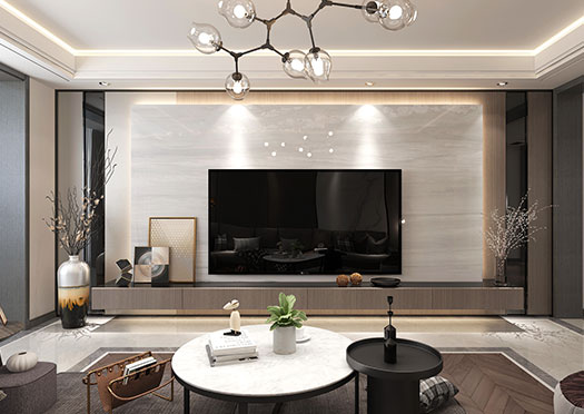 東城人家140平米現代輕奢風格效果圖