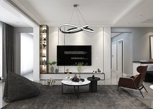 中海瓏灣122平米現(xiàn)代簡約風格效果圖 中海瓏灣122平米現(xiàn)代簡約風格效果圖
