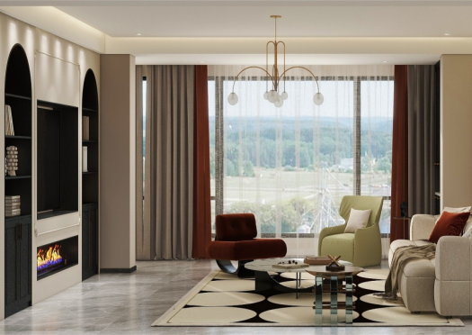 中梁合能拾光印170㎡法式復古裝修效果圖 中梁合能拾光印170㎡法式復古裝修效果圖