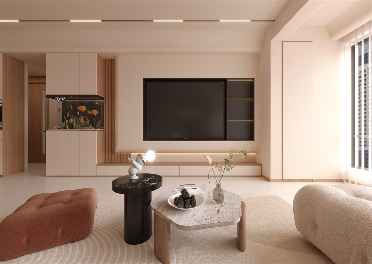 中海九樾143㎡ | 原木奶油風(fēng)的家，越看越愛(ài)！