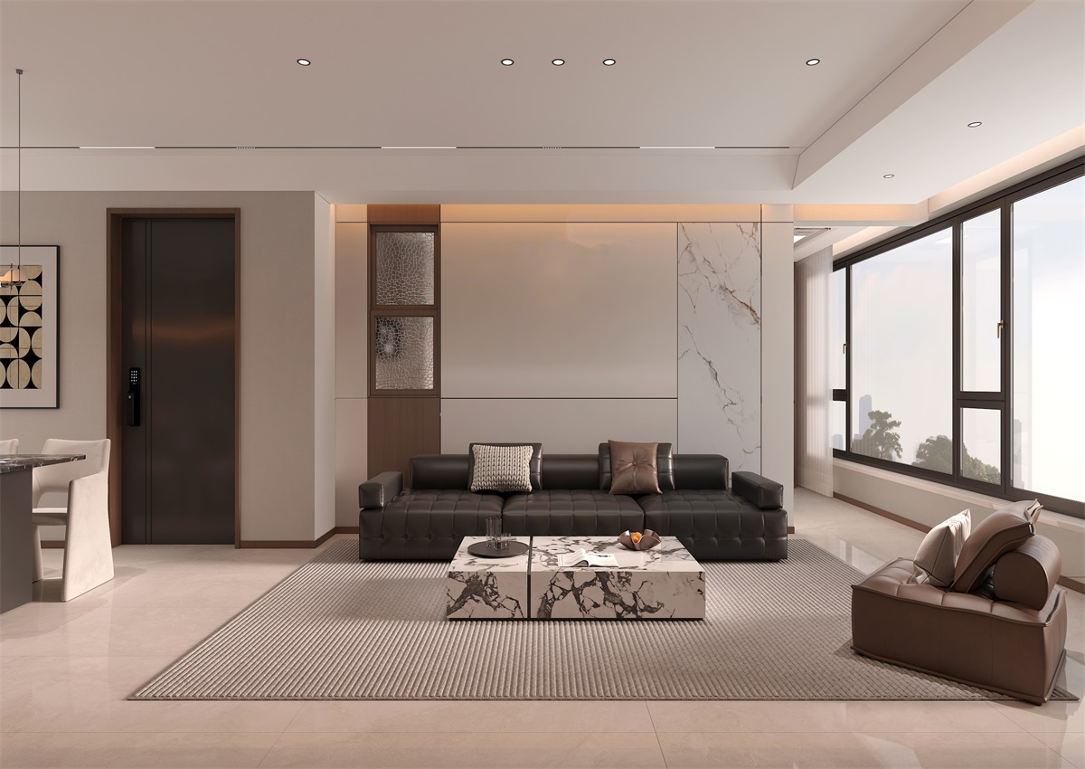 玉庭華府131㎡ | 現(xiàn)代意式+美拉德色系，濃郁棕調(diào)的電影氛圍直接封神！