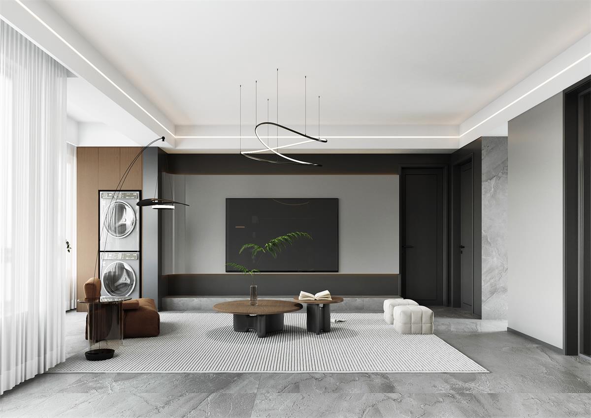 國府壹號| 驚艷！147㎡黑色簡約家，又A又颯高級感直接拉滿