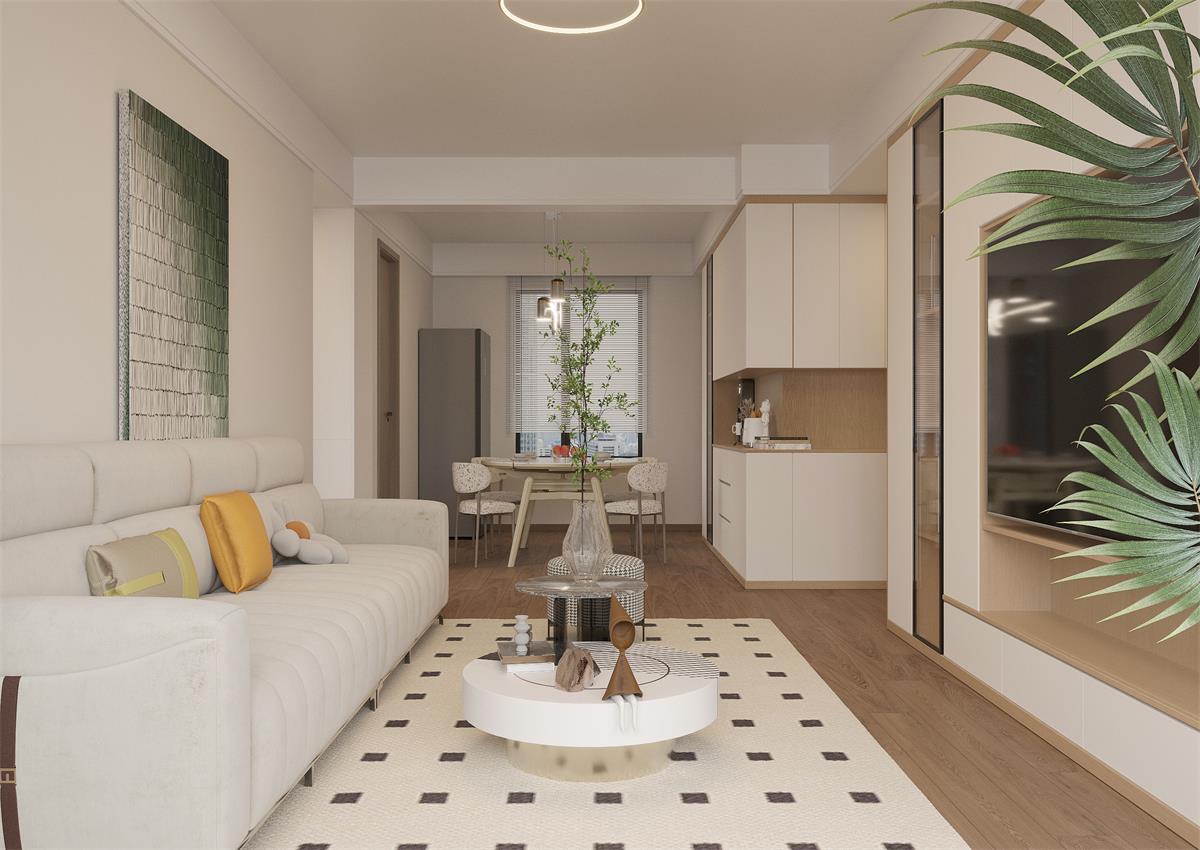 中房西悅府 | 簡(jiǎn)約不失高級(jí)，127㎡原木奶油風(fēng)滿(mǎn)是松弛感！