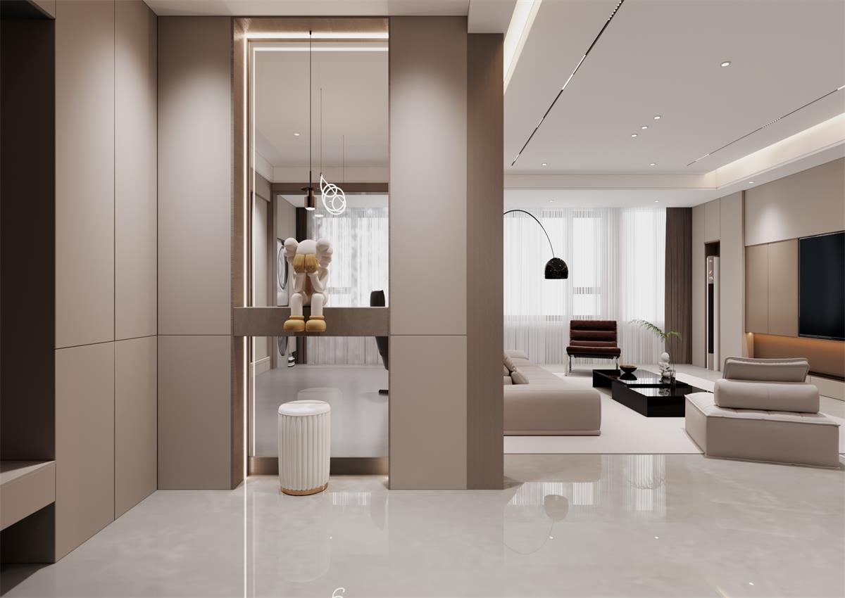 玉庭華府146㎡ | 自帶高級(jí)感的意式極簡(jiǎn)家，一進(jìn)門(mén)就想哇塞！