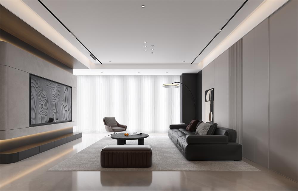 中海華樾133㎡ | 看不膩的「黑白極簡」王炸組合！高級感原地封神！