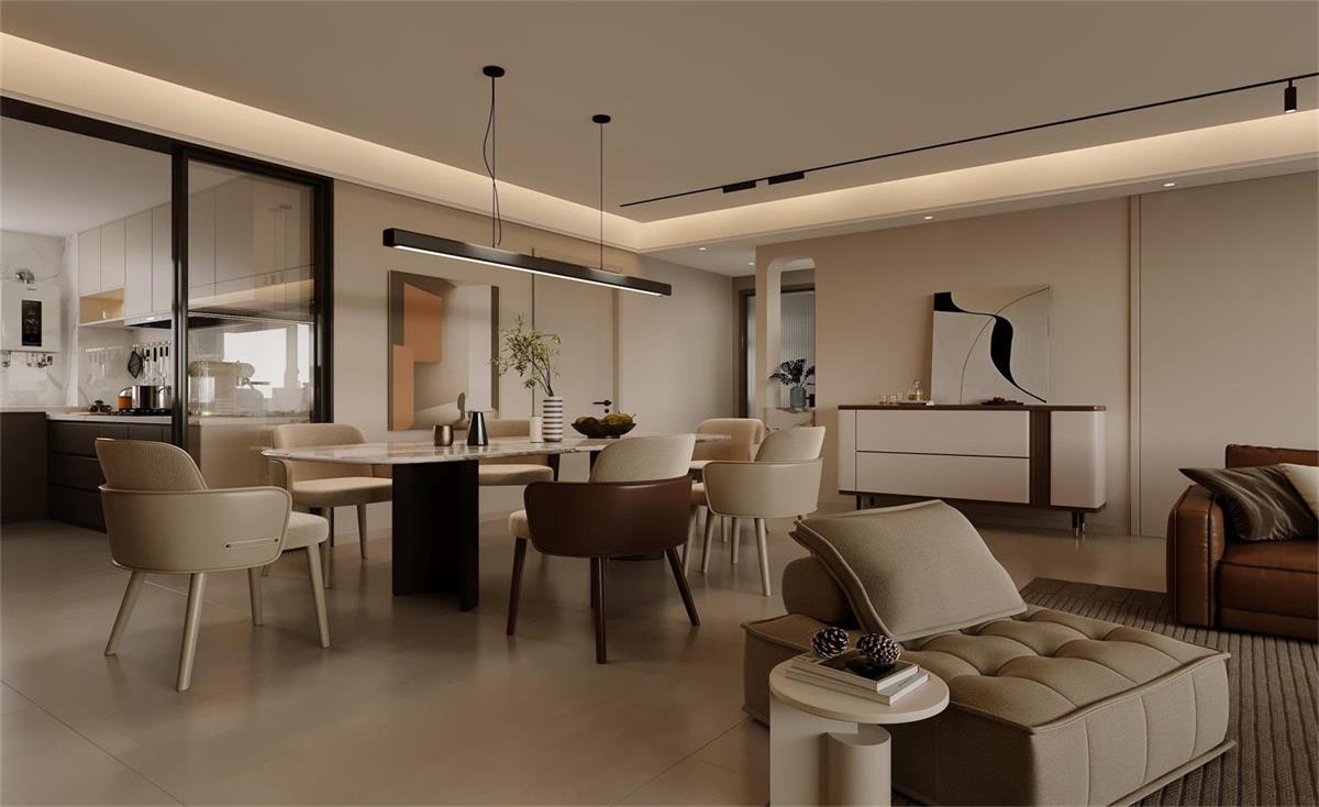 中海華樾 | 現(xiàn)在裝修都內(nèi)卷成這樣了？！從玄關(guān)就開始美哭的143㎡現(xiàn)代風