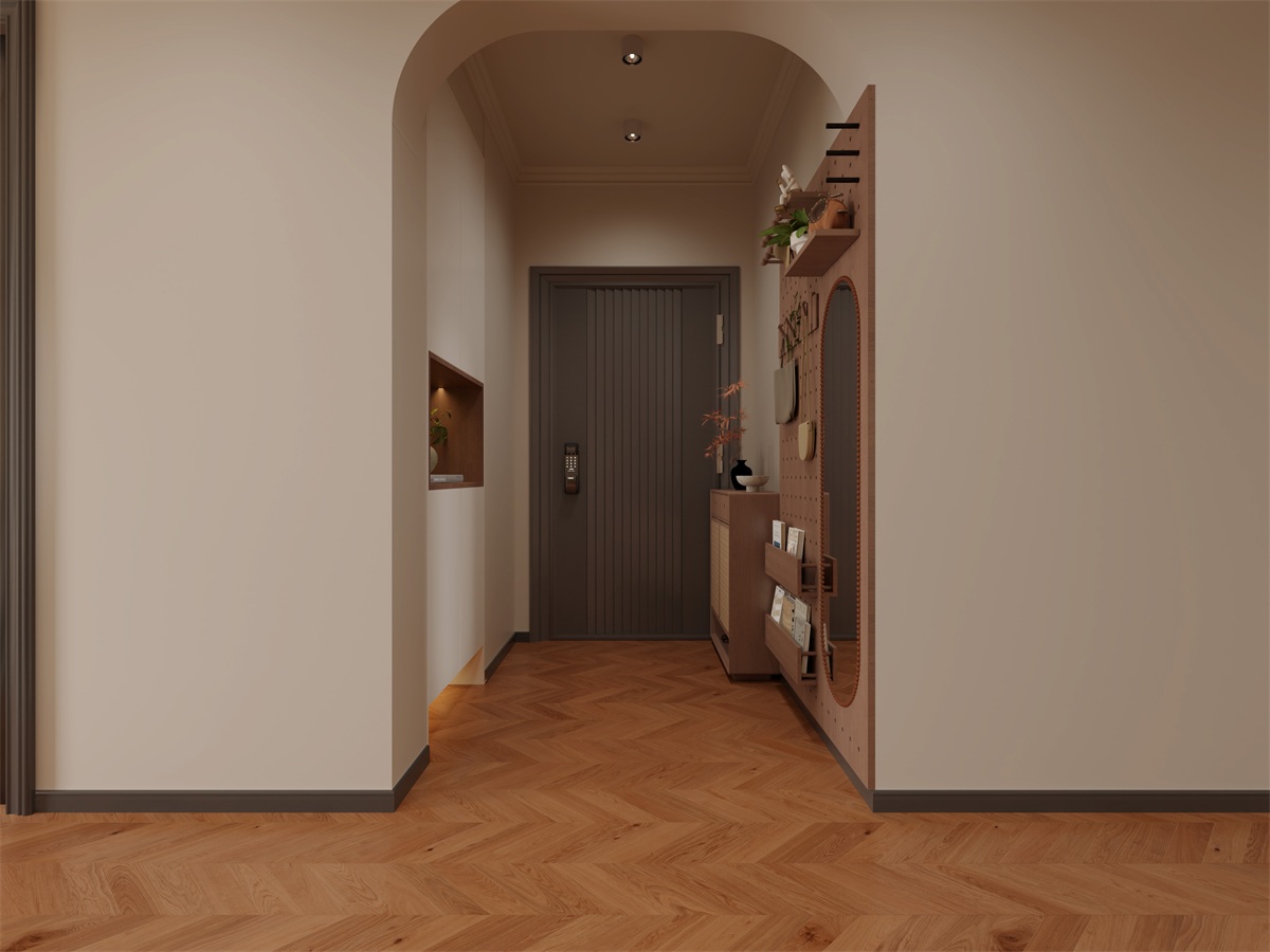 閱海萬家110㎡ | 奇葩戶型爆改中古風治愈美家！推門第一眼就驚艷！