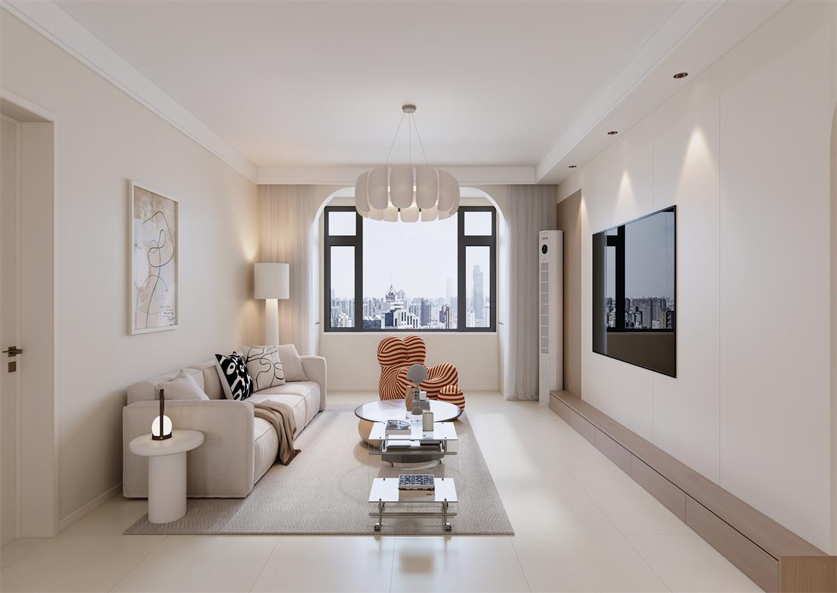 悅?！ぬ鞚櫢?53㎡ | 自帶溫柔濾鏡！奶油風的家簡直是「松弛感」頂流！