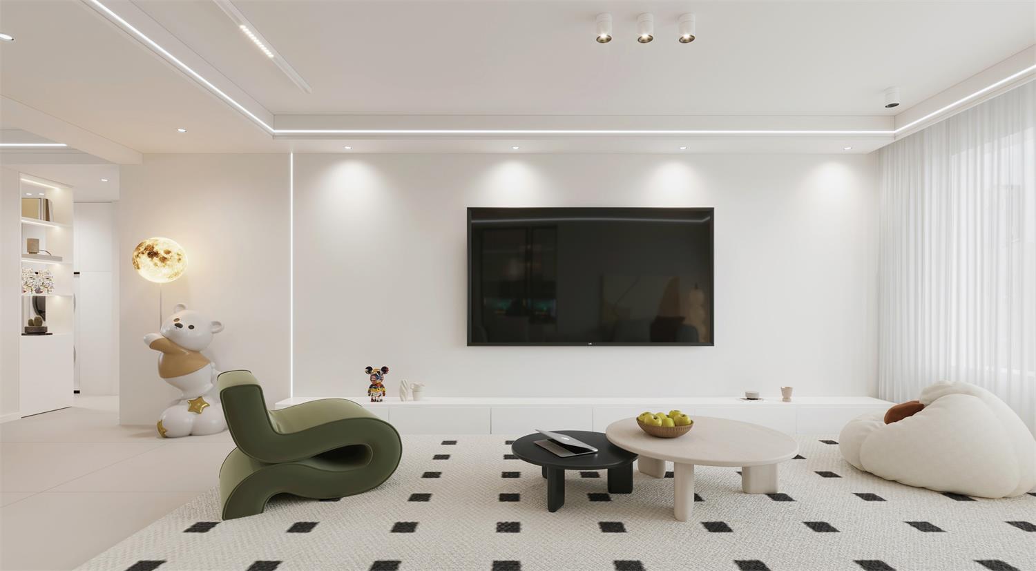 閱海萬(wàn)家G2區(qū) | 144m2軟軟糯糯奶油風(fēng)，一眼就淪陷的治愈感！