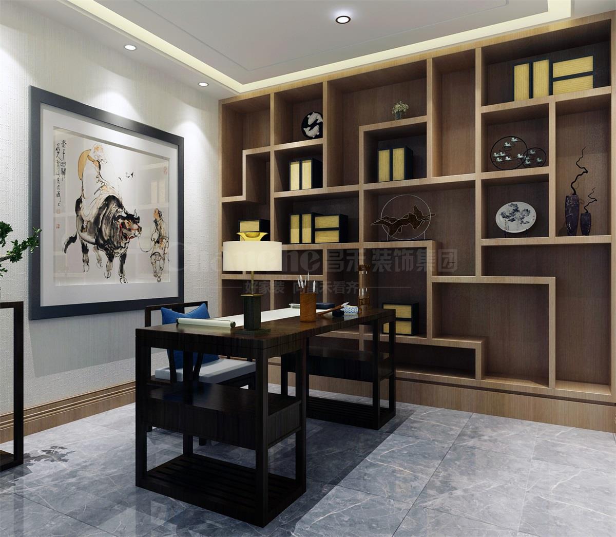 書(shū)房和接待茶室散發(fā)著淡淡的茶香，只需心境空靈，少幾分濃墨重彩，多幾分雅致清寧，并在此感悟生命的智慧。